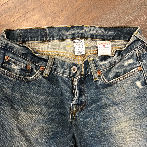 Lucky 🍀 women’s jeans - dungarees size 27/4 - Picture 2 of 3